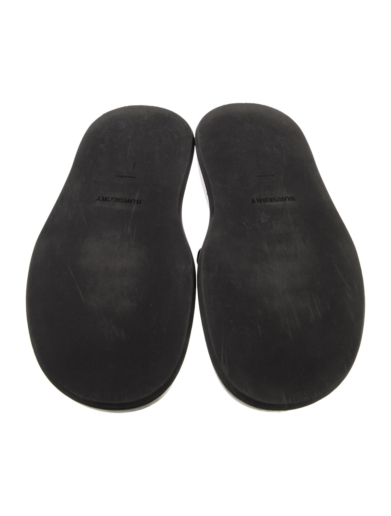 Burberry Mesh Embroidered Accent Slides